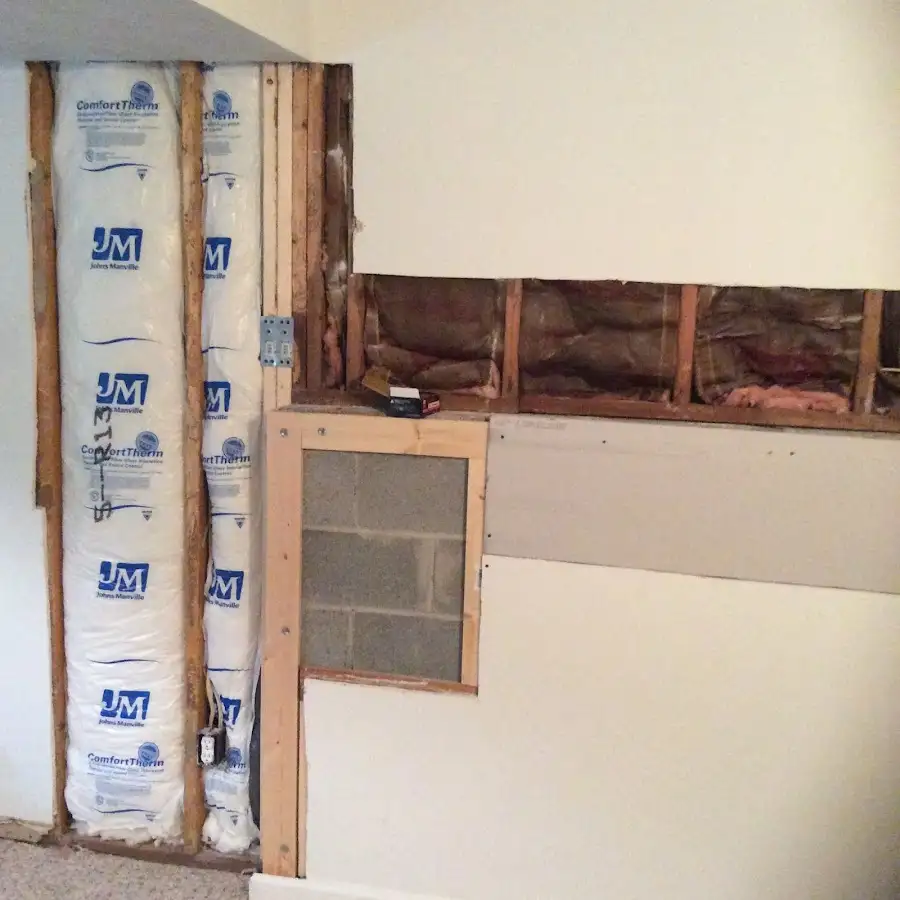 Wall insulation replacement during Odor Removal & Deodorization in Victoria